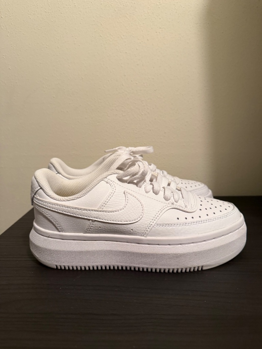 Nike Air Force 1 Pixel White Platform Sneakers – Women’s Size 6